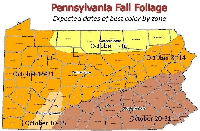 Fall Foliage Schedule