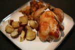 Beer Brined Poussin Game Hen